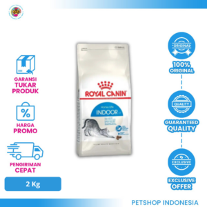 royal canin indoor adult (400 gr) – makanan kering premium untuk kucing dewasa