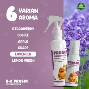 penghilang bau pesing & kotoran kucing, anjing prosik spray (pet odor kill) 250 ml